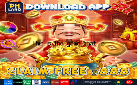 This is the game that’s going to change everything for me